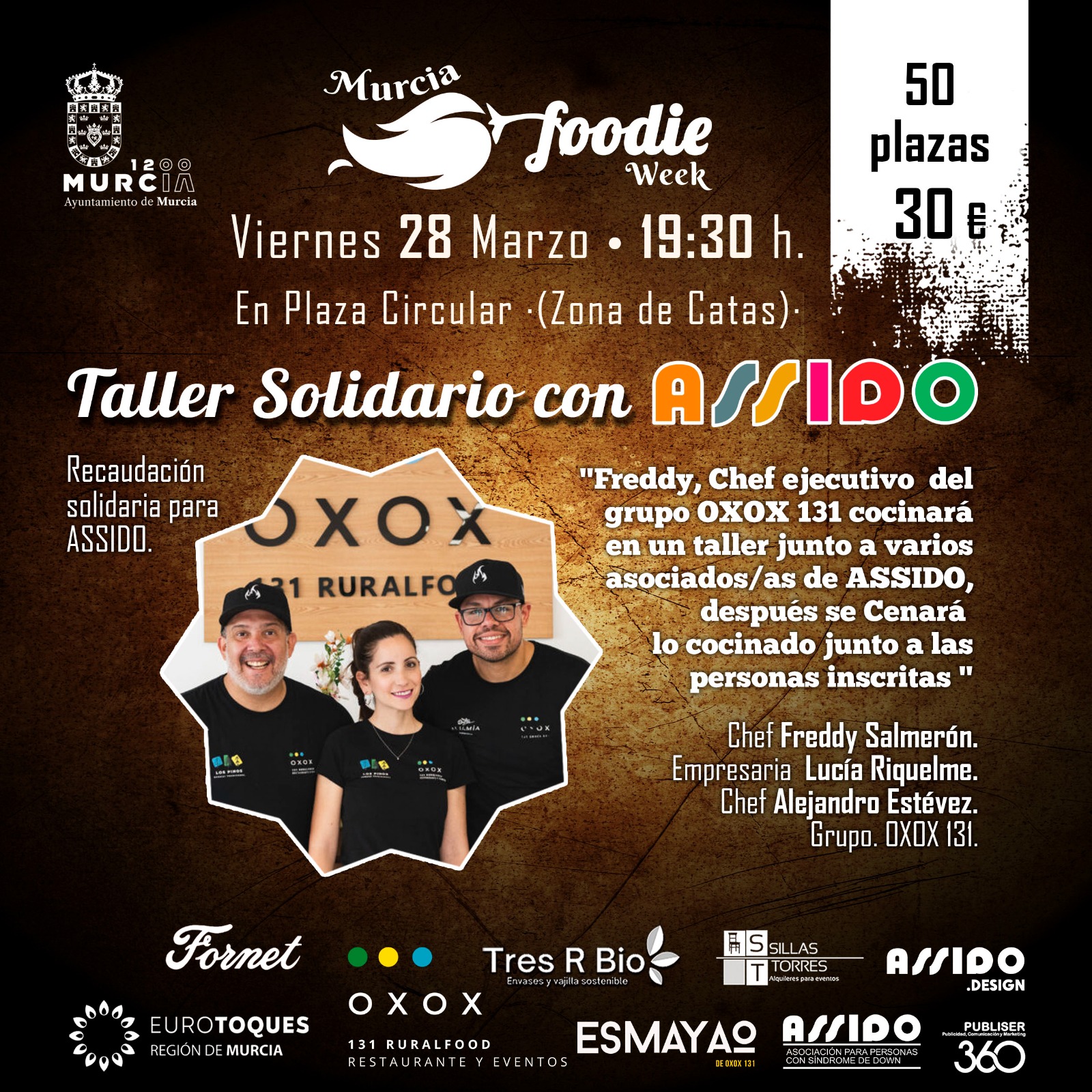 TALLER SOLIDARIO CON ASSIDO. FREDY SALMERÓN. GRUPO OXOX131