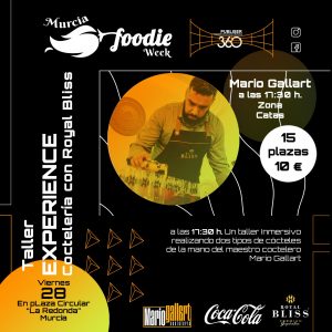 TALLER EXPERIENCE COCTELERIA ROYAL BLISS. MARIO GALLART