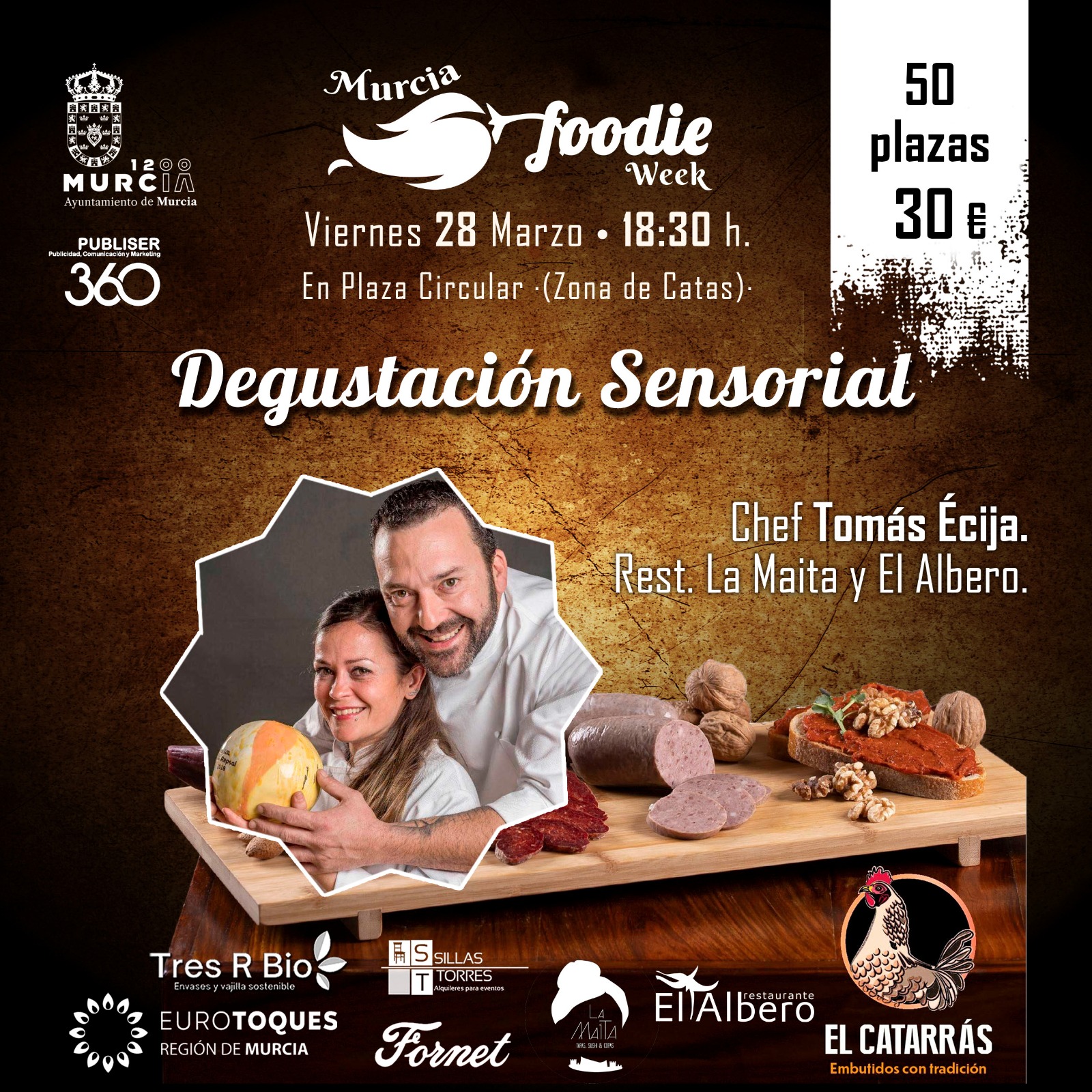 DEGUSTACIÓN SENSORIAL. TOMAS ÉCIJA. REST. LA MAITA y EL ALBERO